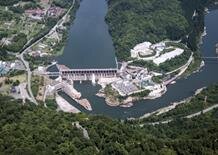 東北電力鹿瀬の発電所