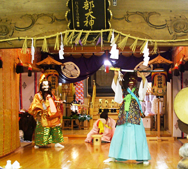 物部神社の太夫舞